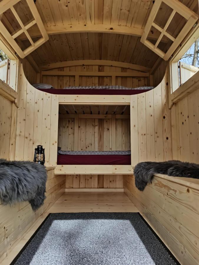 Hotel Schaeferwagen Auf Dem Biogut-Saalkow Gustow  Zewnętrze zdjęcie