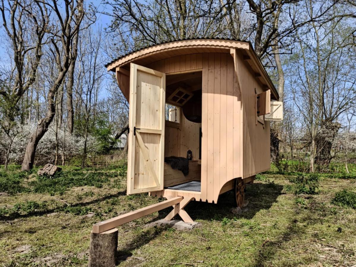 Hotel Schaeferwagen Auf Dem Biogut-Saalkow Gustow  Zewnętrze zdjęcie